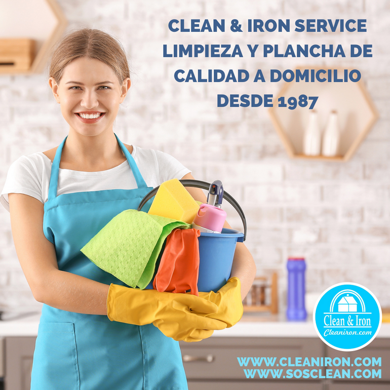 Limpieza a domicilio con Clean and Iron Service