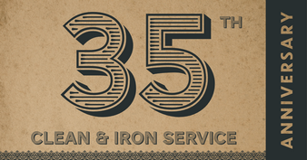 Clean & Iron. 1987-2022 35 años juntos Aniversario 35 años de Clean & Iron Service