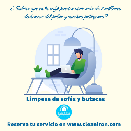 Servicio de limpieza de sofás a domicilio